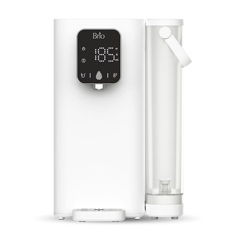 Brio SIMPL Countertop Water Dispenser, 3-Stage Filter, Adjustable Inst