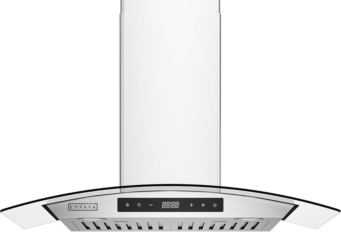 Empava 30-inch Wall Mount Range Hood, Ducted/Ductless Stainless Steel 
