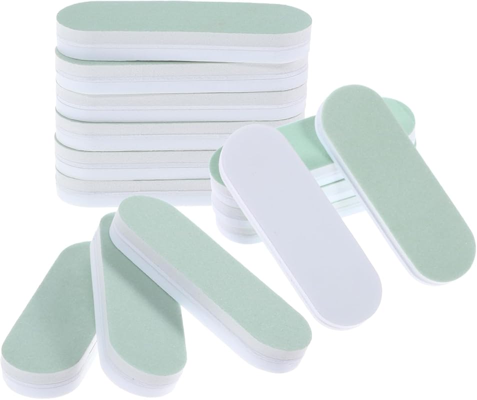 Grevosea 20 Pcs Silver Polish Sticks