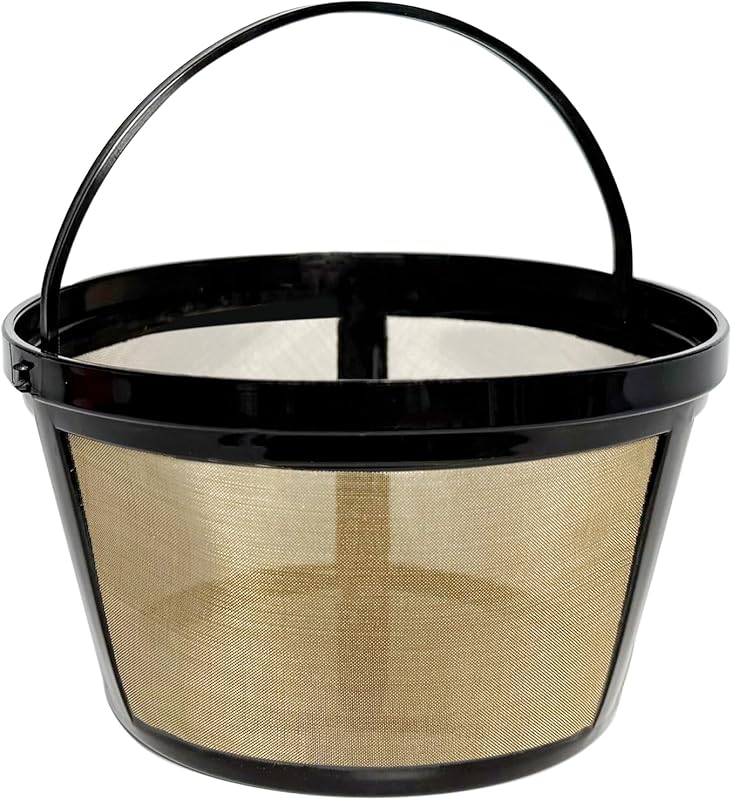 2-Pack Gold Reusable 8-12 Cup Basket Coffee Filter for Mr. Coffee & Bl