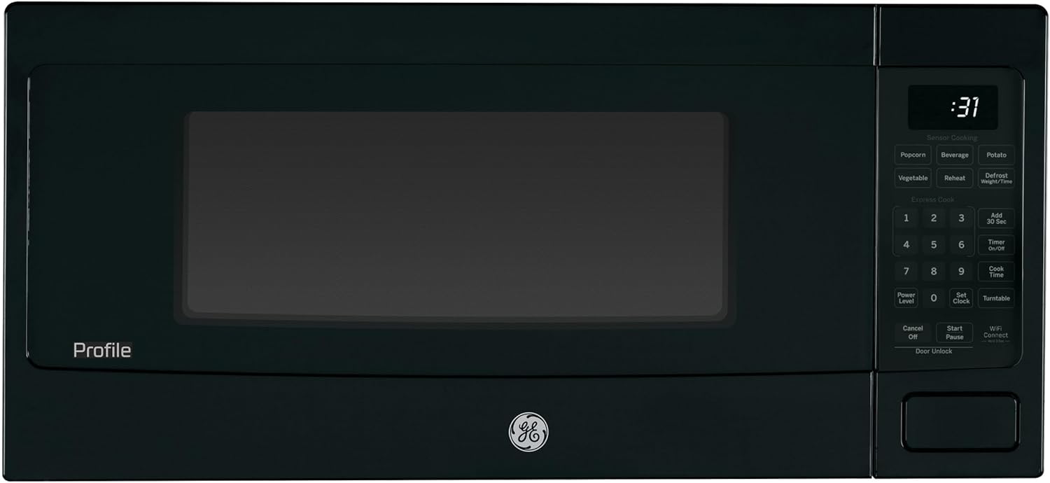GE Profile 1.1 Cu. Ft. Countertop Microwave Oven with Sensor Cooking, 