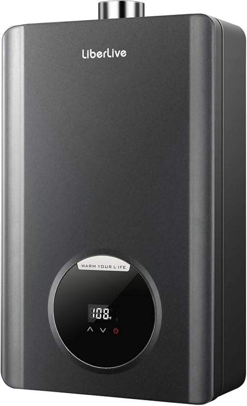 Natural Gas Tankless Water Heater, 85,000 BTU, 3.6 GPM, Instant Hot In