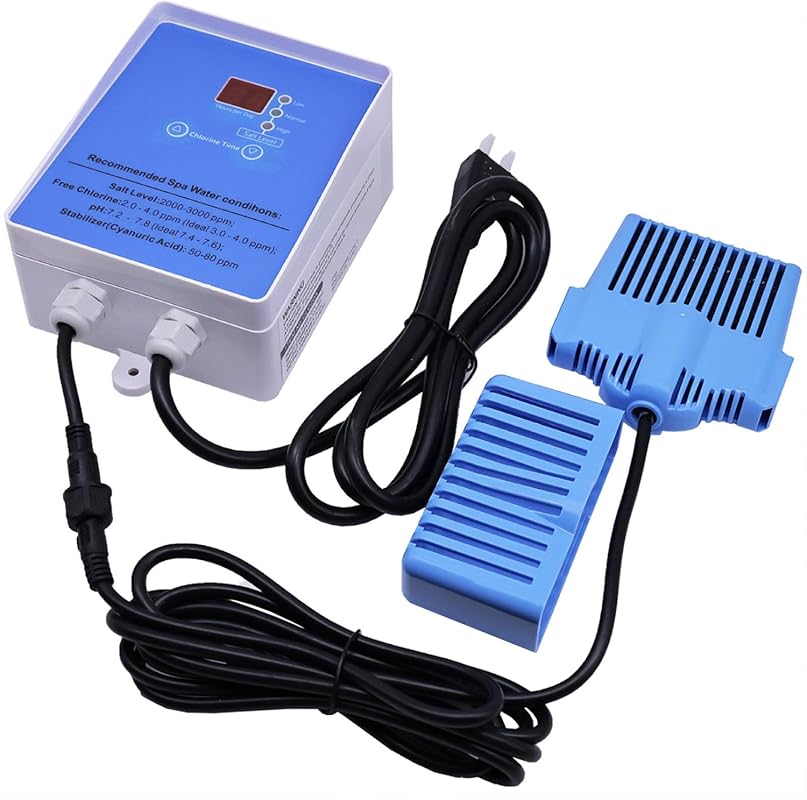 Drop-in Saltwater Chlorine Generator Conversion Kit for Hot Tubs & Swi