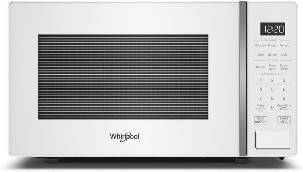 Whirlpool WMCS3018RW Countertop Microwave, 0.7 Cu. Ft., 700-watt, Stea