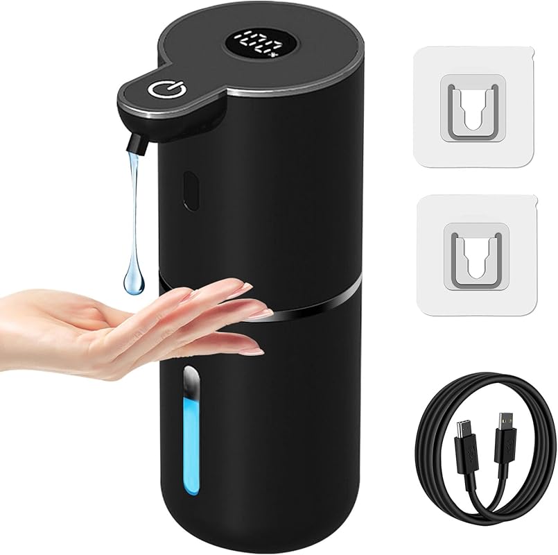 Touchless Automatic Liquid Soap Dispenser, USB Rechargeable, 6-Level A