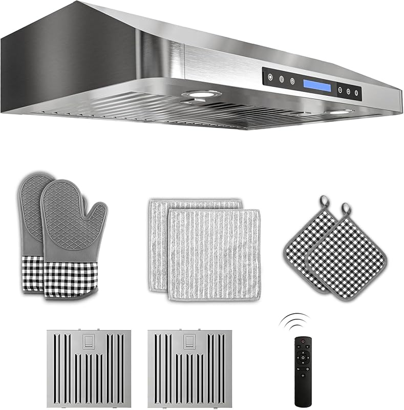 30-Inch Stainless Steel Under Cabinet Range Hood: 900 CFM, Ultra-Quiet