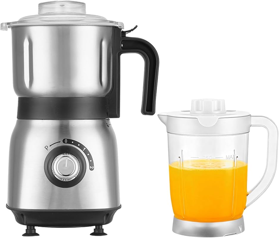 Versatile Kitchen Mixer Grinder for Spices, Nuts, Coffee, Grains, with