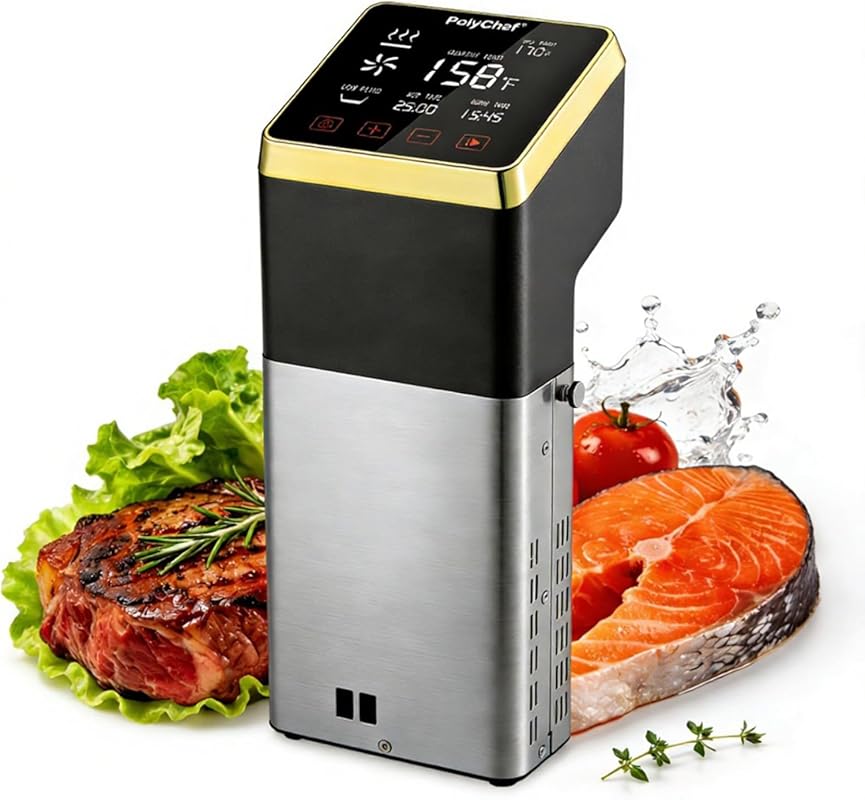 Commercial 1400W Sous Vide Immersion Circulator: Fast-Heating, IPX7 Wa