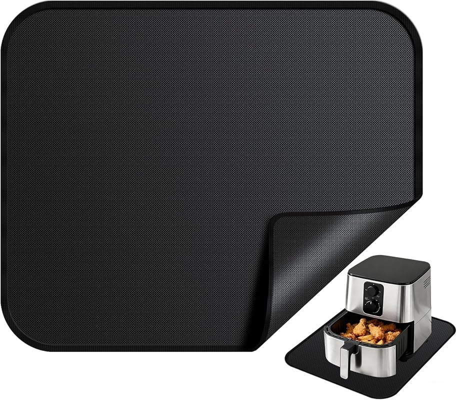15x18in Fireproof Heat Resistant Mat for Air Fryer. Oil-Proof Waterpro
