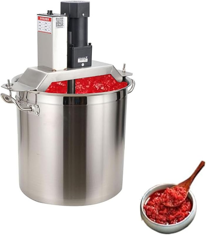 Electric Automatic Pot Stirrer Mixer: Adjustable Speed 4-Blade Food Mi