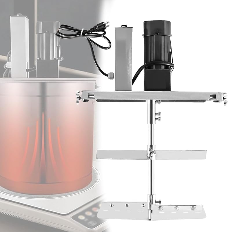 Automatic Stainless Steel Food Mixer: Commercial Pot Stirrer for Soup,