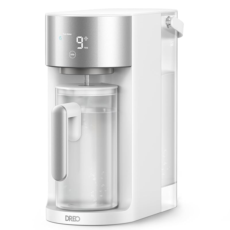 DREO 112 3L Countertop RO Water Filter: Installation-Free System with 