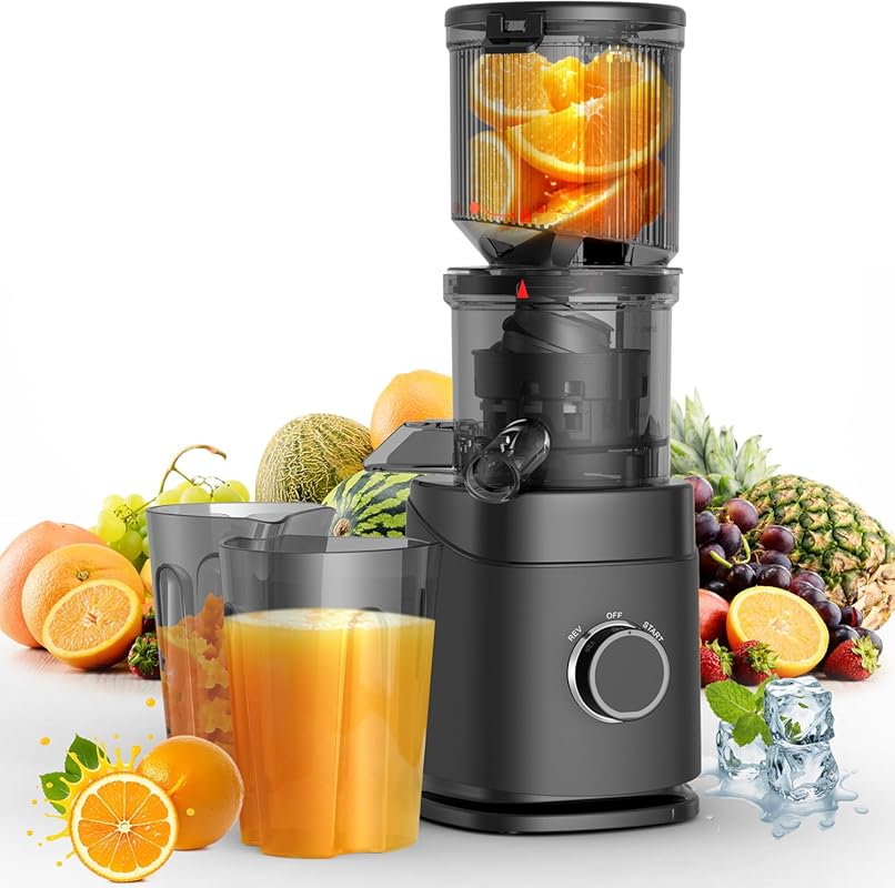Professional Cold Press Juicer for Max Nutrients & High Yield, Ultra-Q