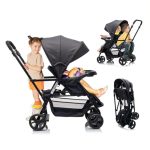 Best Travel Stroller With Kickboard for Convenient Toddler Adventures
