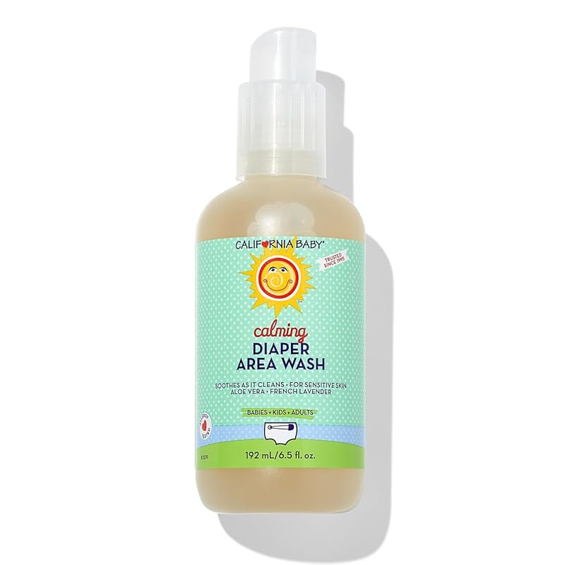 California Baby Diaper Spray with Soothing Aloe, Gentle Alternative to