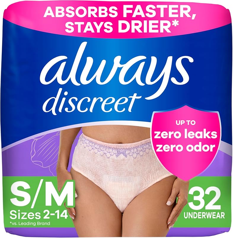 Always Discreet Adult Diapers for Women: Max Absorbency Incontinence U