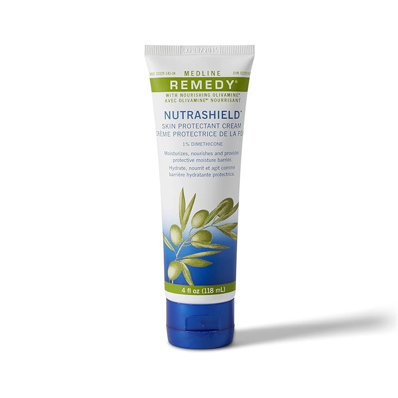 Medline Remedy Nutrashield Skin Protectant 4oz - Barrier Cream for Dry