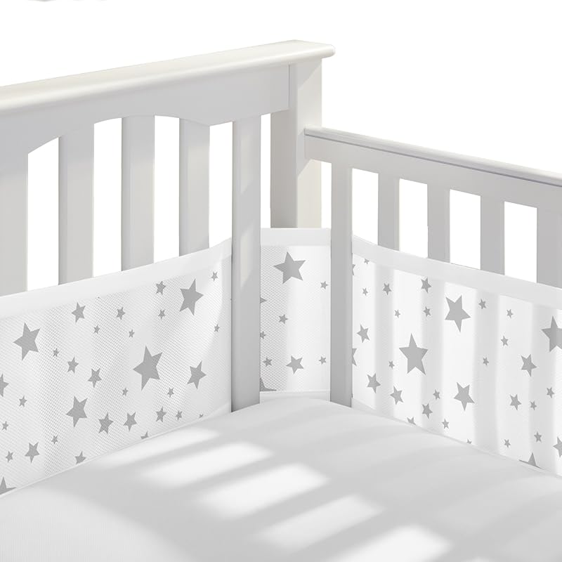 BreathableBaby Breathable Mesh Crib Liner for Full-Size Cribs, Classic