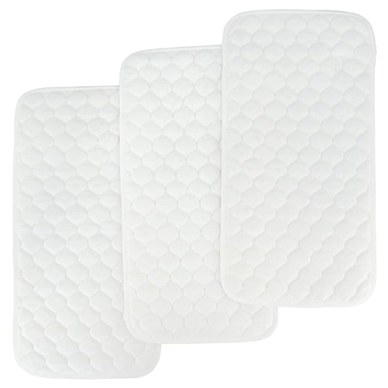 BlueSnail Quilted Thicker Waterproof Changing Pad Liners – Soft, Absor