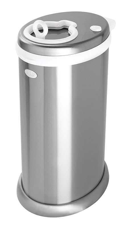 Ubbi Steel Diaper Pail: Odor Locking, No Special Bags Required, Award-