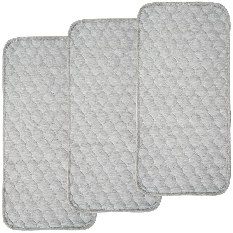 BlueSnail Quilted Thicker Waterproof Changing Pad Liners (Gray, 13