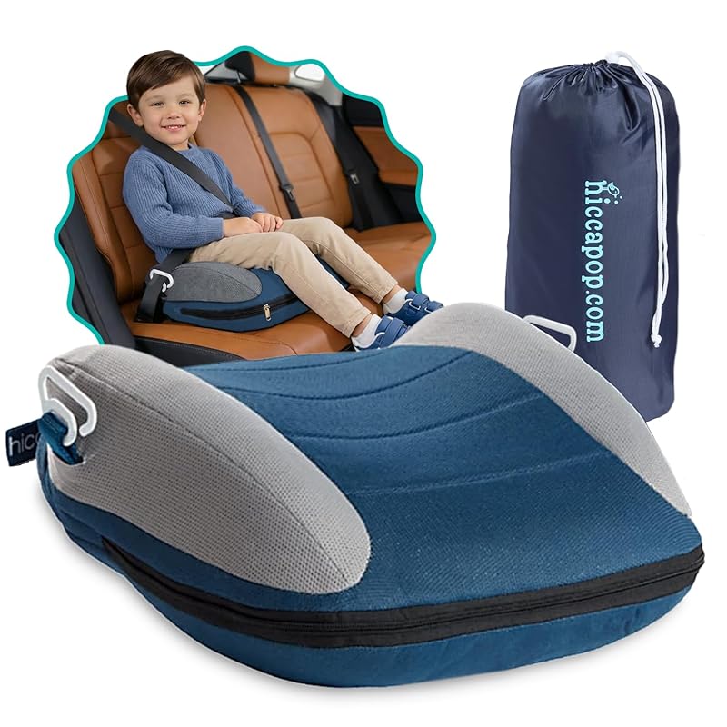 Hiccapop UberBoost Inflatable Travel Booster Car Seat for Toddlers & K