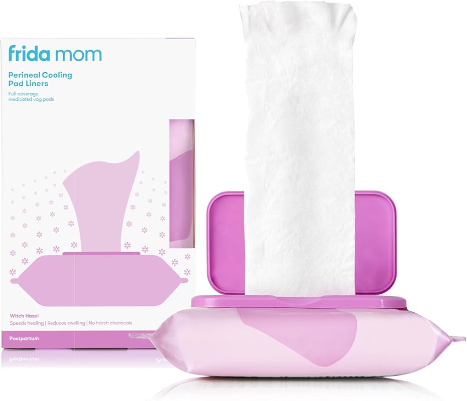 Frida Mom Medicated Perineal Cooling Pad Liners (24 Count) with Witch 