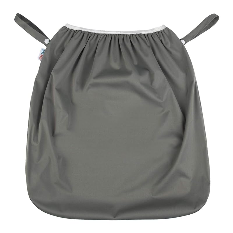 ALVABABY Reusable Diaper Pail Liner, 5-Gallon Small, Black/Grey, Multi