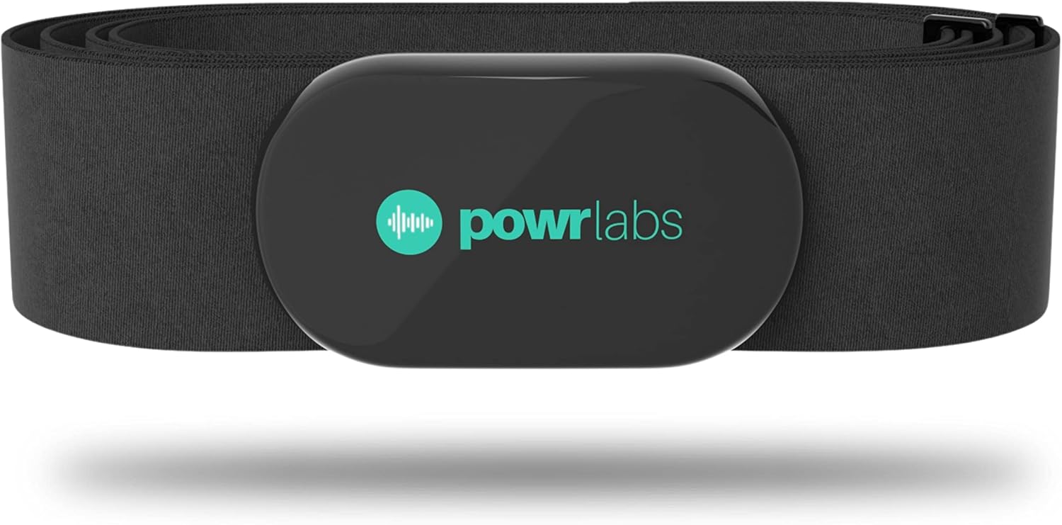 Powr Labs Heart Rate Monitor Chest Strap: Bluetooth & ANT+, Comfortabl