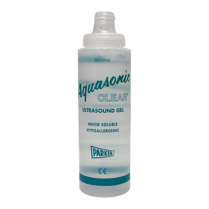 Clear Ultrasound Gel, 8.5 oz Bottle (03-08), Professional Medical Grad