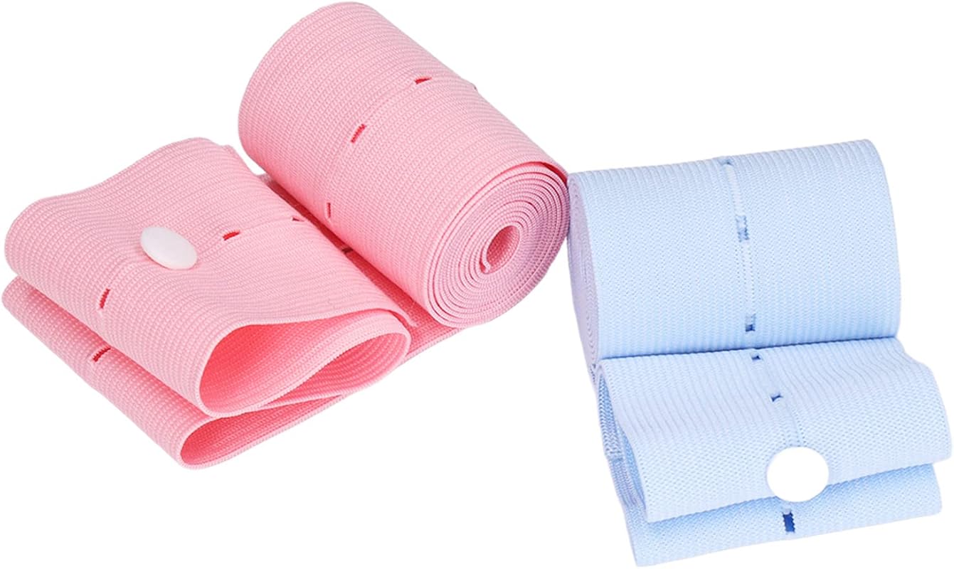 Comfortable Fetal Heart Monitoring Bandage Belts with Buttonholes, Saf