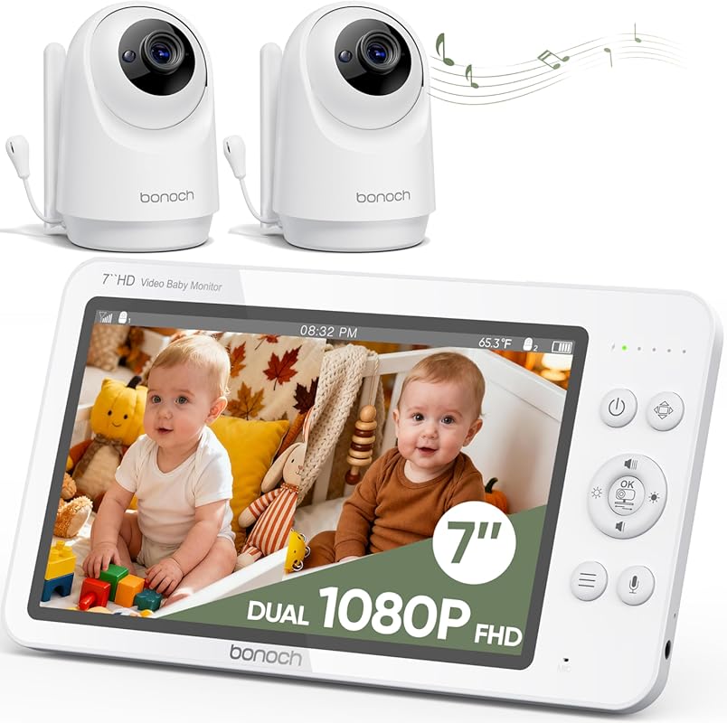 bonoch 1080P No WiFi Baby Monitor: 7