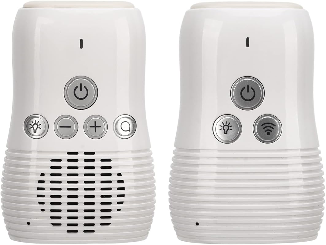 Smart Audio Baby Monitor with 2.4GHz Two-Way Talk, Night Light & Noise