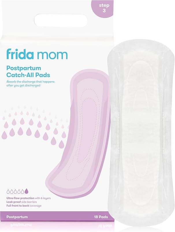 Frida Mom Postpartum Maxi Pads: Leak Proof Feminine Care with 6 Layers