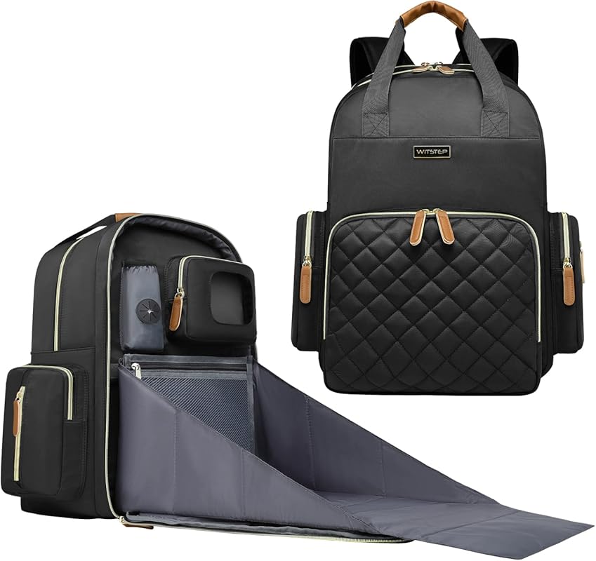 Large Diaper Bag Backpack Organizer with Changing Station for Moms Dad