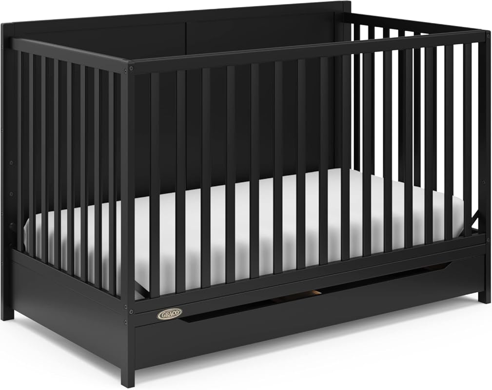 Graco Melrose 5-in-1 Convertible Crib with Drawer: GREENGUARD Gold, Ad