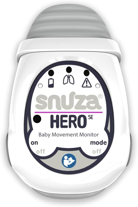 Snuza Hero Baby Movement Monitor with Patented Sensor, Reliable Alerts