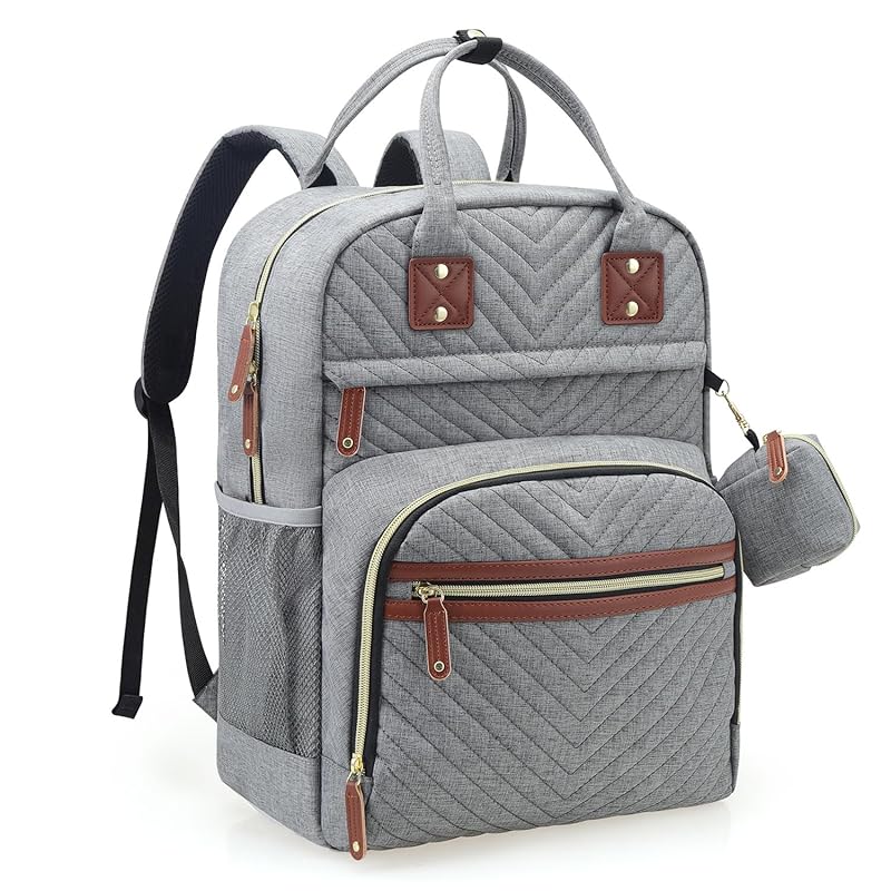 Tuwubi Multi-function Diaper Bag Backpack, Waterproof Travel Tote with