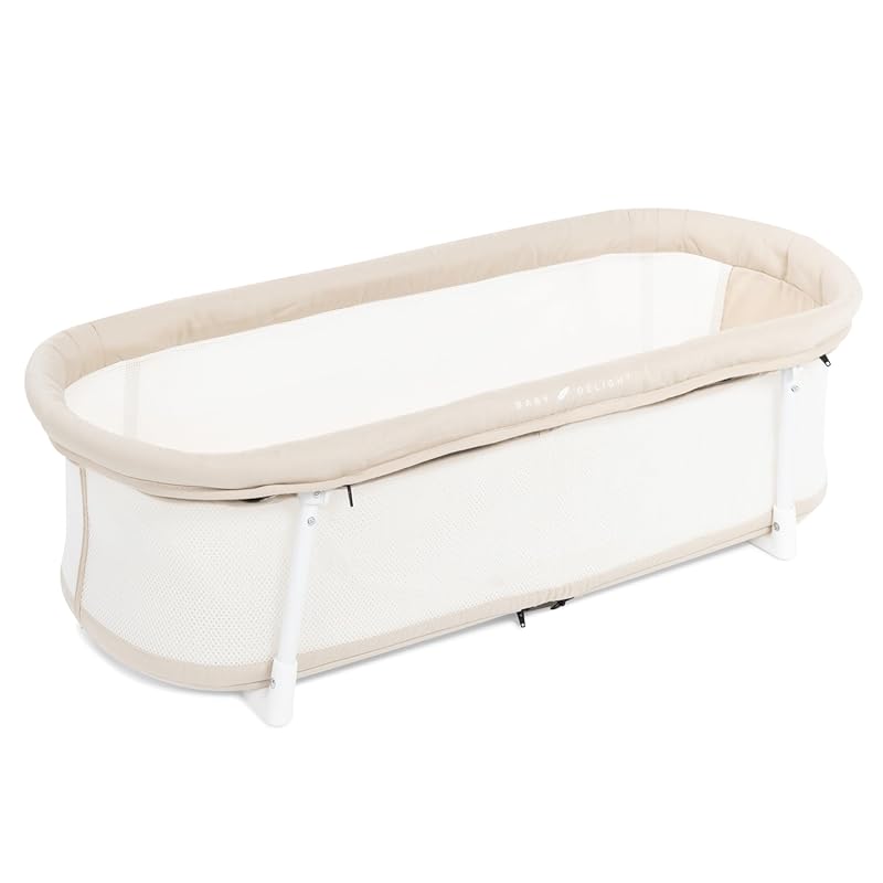 Baby Delight Snuggle Nest Portable Bassinet Baby Bed for Infants 0-5 M