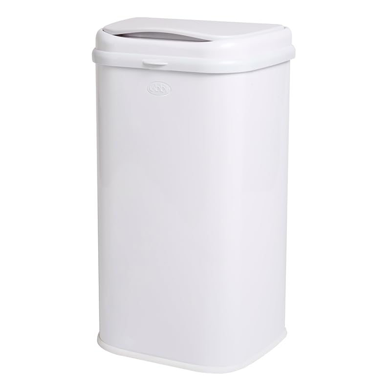 Ubbi Adult Steel Diaper Pail - Odor Locking, No Special Bags Required,