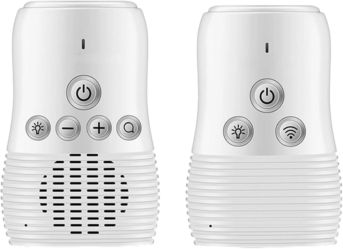 Digital Two-Way Baby Audio Monitor with Noise Detection, Night Light &