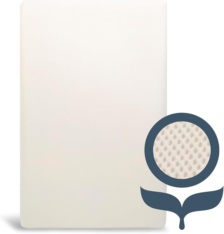 Naturepedic Organic Mini Crib Mattress – Breathable, Lightweight, Wate