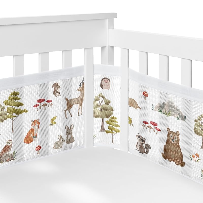 Sweet Jojo Designs + BreathableBaby 2-Piece Breathable Mesh Crib Liner