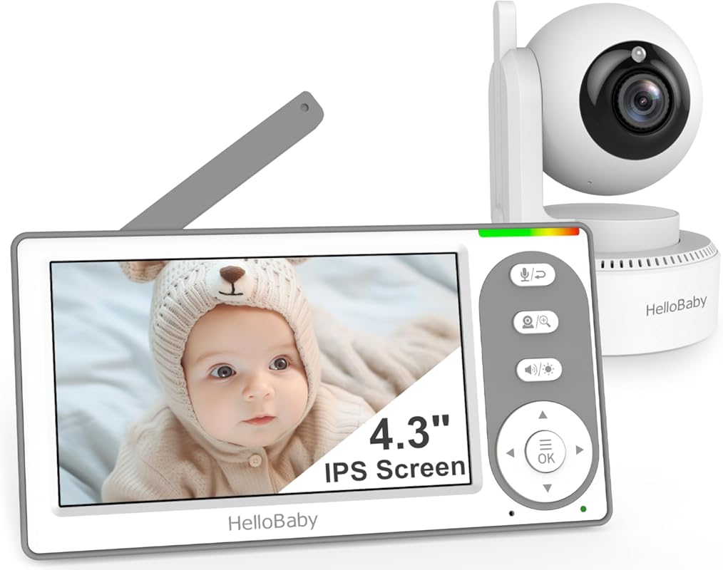 HelloBaby No WiFi Video Baby Monitor: 4.3