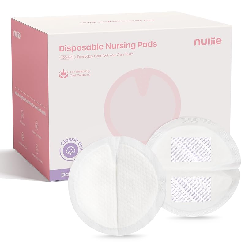 Nuliie 100 Count Super Absorbent, Featherlight & Leakproof Disposable 