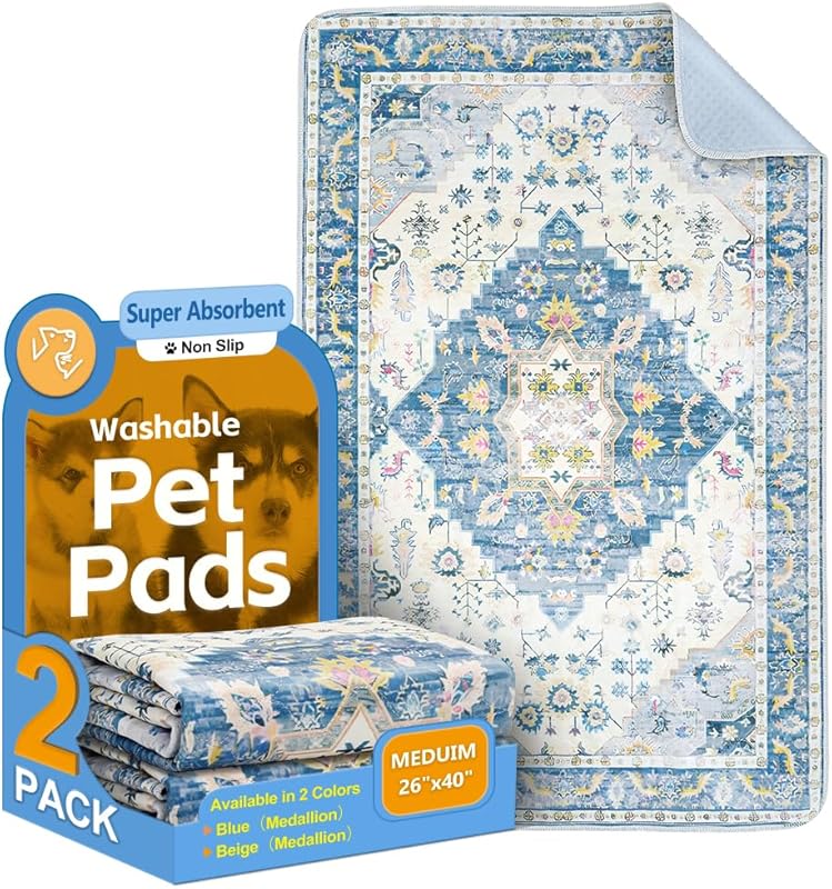 Washable Pee Pads for Dogs, 2-Pack 40