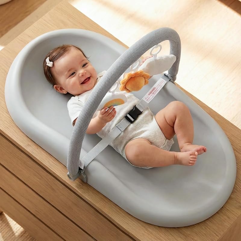 Mallify Wipe-Clean Baby Changing Pad: Waterproof Durable PU, Soft, Non