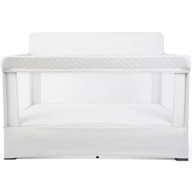 Baby Delight Lunaire Full Size Crib: Breathable Mesh Sides & Tool-Free