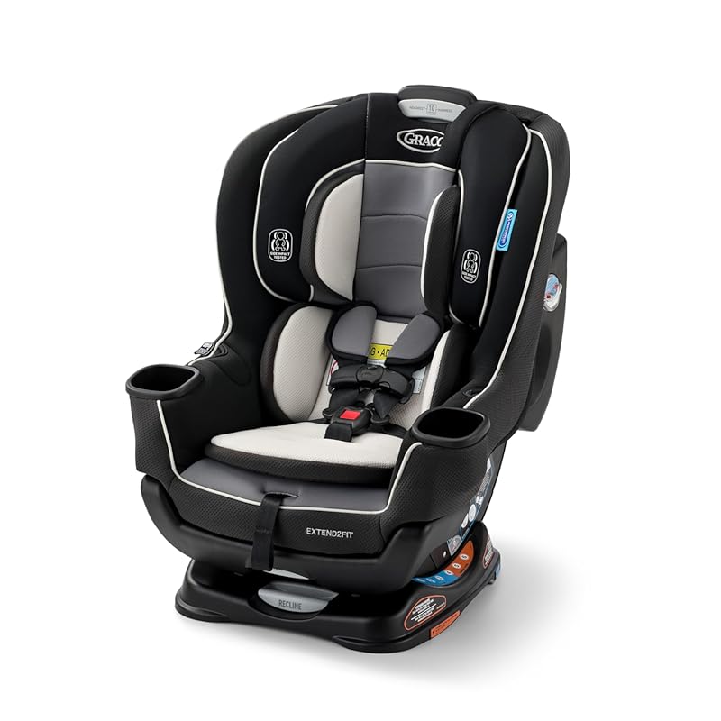 Graco Extend2Fit Convertible Baby Car Seat with Adjustable Extension P