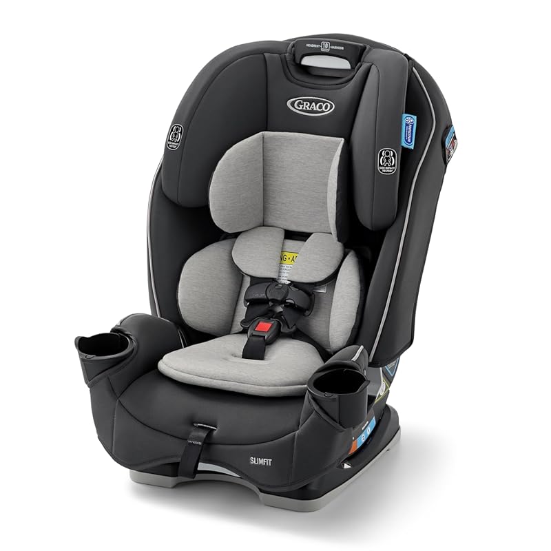 Graco Slimfit 3-in-1 Convertible Car Seat: Slim & Comfy Design Saves S